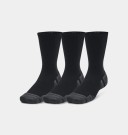 Under Armour UA Performance Tech 3pk Crew Sokker, Sort thumbnail