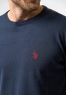 U.S Polo knit Adair strikket genser herre, dark sapphire thumbnail