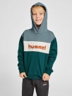 Hummel hmlMorten hoodie, Deep Teal thumbnail