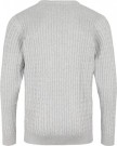 U.S Polo Archi Knit Sweater Strikket Genser Herre, Grey Melange  thumbnail