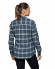 Bergans Tovdal W Shirt Til Dame, Orion Blue/Misty Forest Check thumbnail