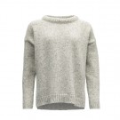Devold Nansen Wool Sweater wmn dame, Grey Melange  thumbnail