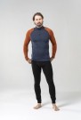 Devold Duo Active Merino 205 Z.Neck Herre, Flame/Ink  thumbnail