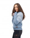 Bergans Nordmarka Merino Jumper Til Dame, Husky Blue/Vanilla White thumbnail