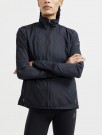 Craft ADV Essence Wind Jacket Til Dame, Sort thumbnail
