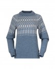 Bergans Nordmarka Merino Jumper Til Dame, Husky Blue/Vanilla White thumbnail