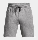 Under Armour UA Rival Fleece Shorts til herre, Castlerock Light Heather/White thumbnail