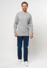 U.S Polo Archi Knit Sweater Strikket Genser Herre, Grey Melange  thumbnail