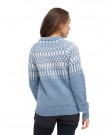 Bergans Nordmarka Merino Jumper Til Dame, Husky Blue/Vanilla White thumbnail