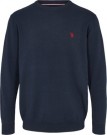 U.S Polo knit Adair strikket genser herre, dark sapphire thumbnail