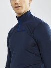 Craft CORE Gain Midlayer Halfzip Langarmet Treningstrøye / Mellomlag Herre, Blaze thumbnail