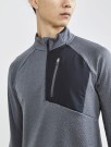 Craft CORE Trim Thermal midlayer langermet treningstrøye / mellomlag Herre, Dark Grey Melange thumbnail