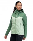 Bergans Skar Light 3L Shell Jacket Til Dame, Light Jade Green/Dark Jade Green thumbnail