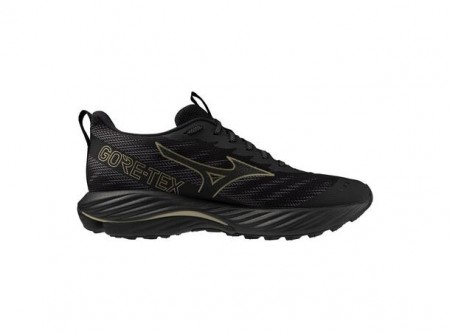 Mizuno wave rider GTX 2 herre, sort/gull