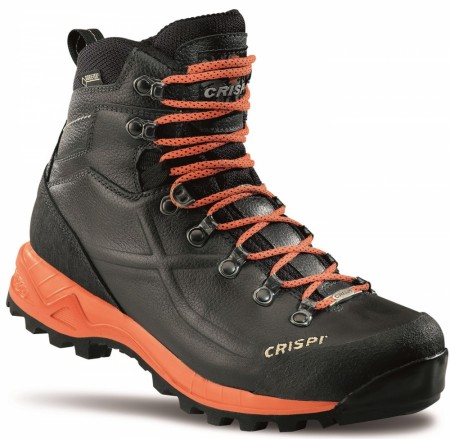 CRISPI Valdres GTX fjellsko med Gore-Tex Unisex, Sort og Oransje