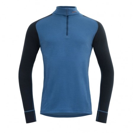 Devold Duo Active Merino 205 Z.Neck Herre, Blue/Ink