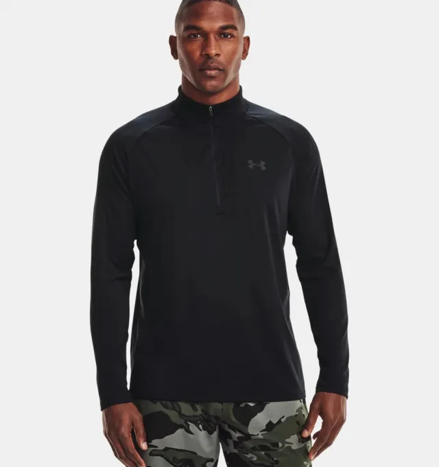 Under Armour UA Tech 2.0 1/2 Zip Treningsgenser Herre, Sort