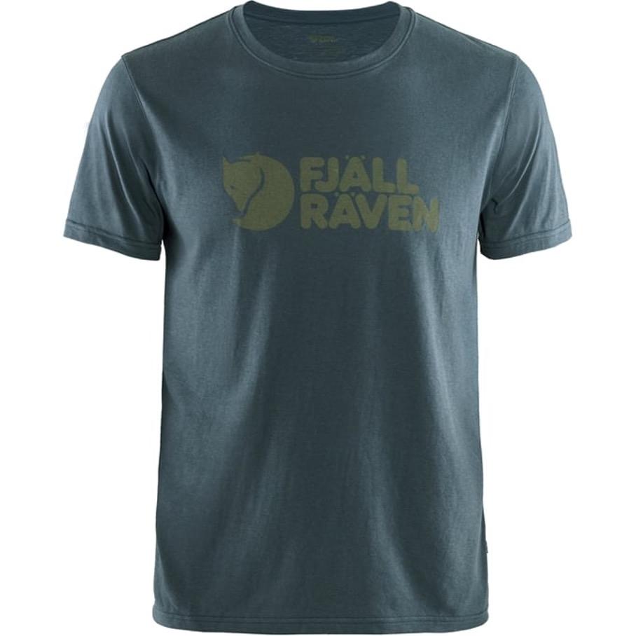 Fjällräven Logo T­-shirt T-skjorte Herre, Navy