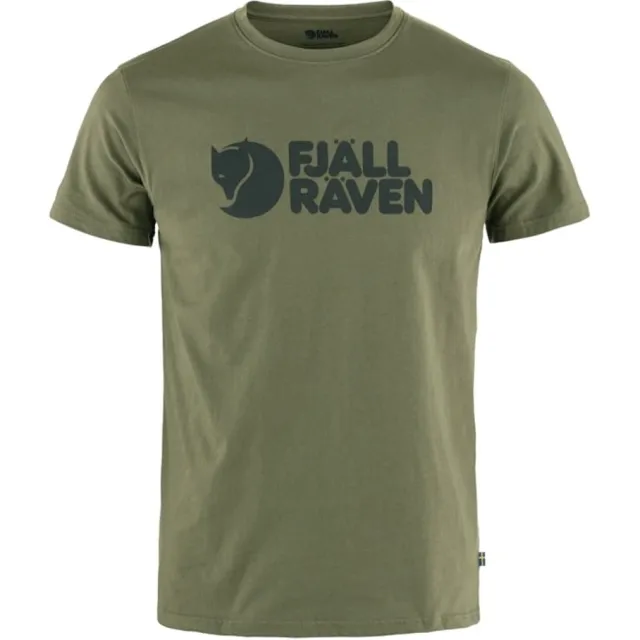 Fjällräven Logo T­-shirt T-skjorte Herre, Laurel Green