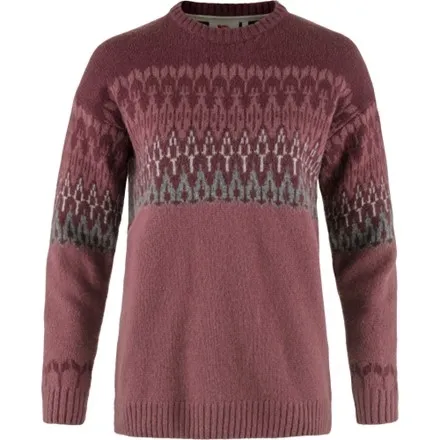 Fjällräven Övik Path Knit dame, Mesa Purple-Dark Garnet