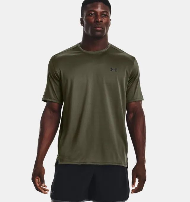 Under Armour UA Tech Vent SS, mørkegrønn