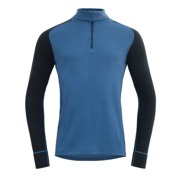 Devold Duo Active Merino 205 Z.Neck Herre, Blue/Ink