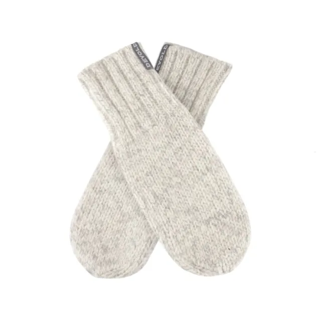Devold Nansen Wool Mitten, Grey Melange