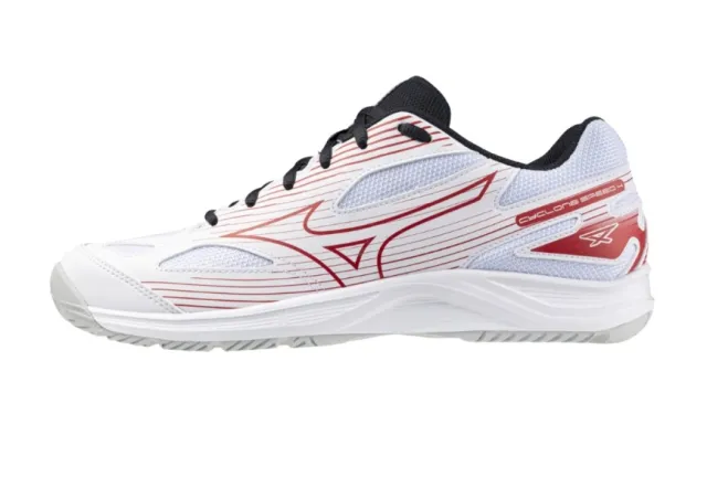 Mizuno Cyclone Speed 4 unisex, innesko Hvit/Rød