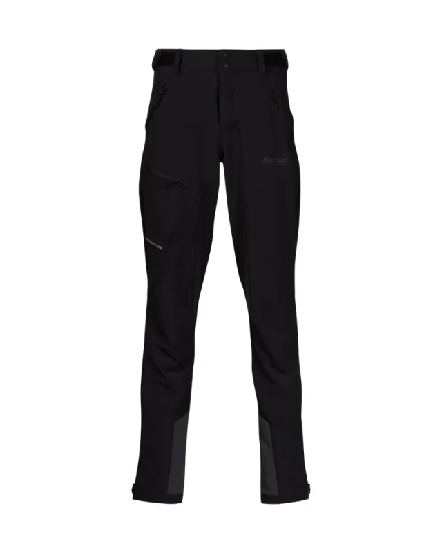 Bergans Sjoa LT Softshell Youth PNT til barn, Sort