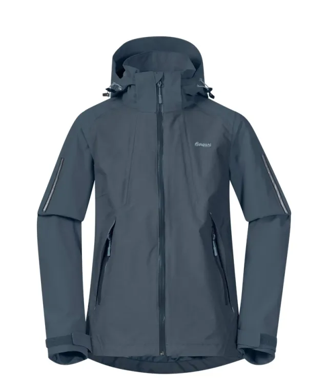 Bergans Sjoa 2L Youth Girl JKT til barn, Orion Blue
