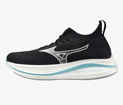 Mizuno Neo Zen løpesko til dame, Black/white/blue radiance