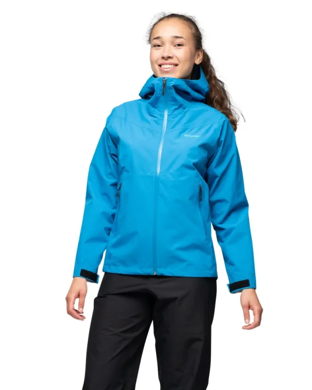 Bergans Essentials 2.5L Shell Jacket Til Dame, Dark Aqua Lagoon