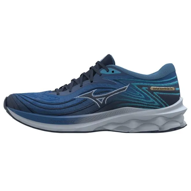 Mizuno Wave Skyrise 5 Til Herre, Classic Blue/Plein Air/River B