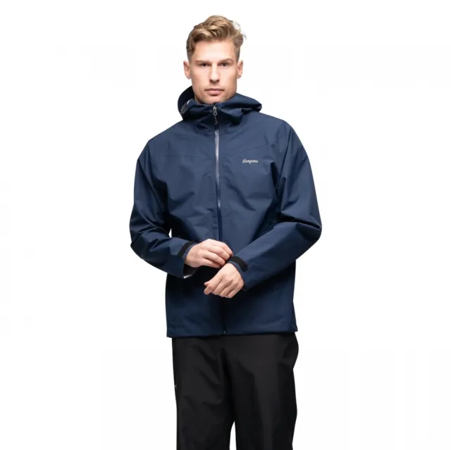 Bergans Essentials 2.5L Shell Jacket Til Herre, Navy Blue