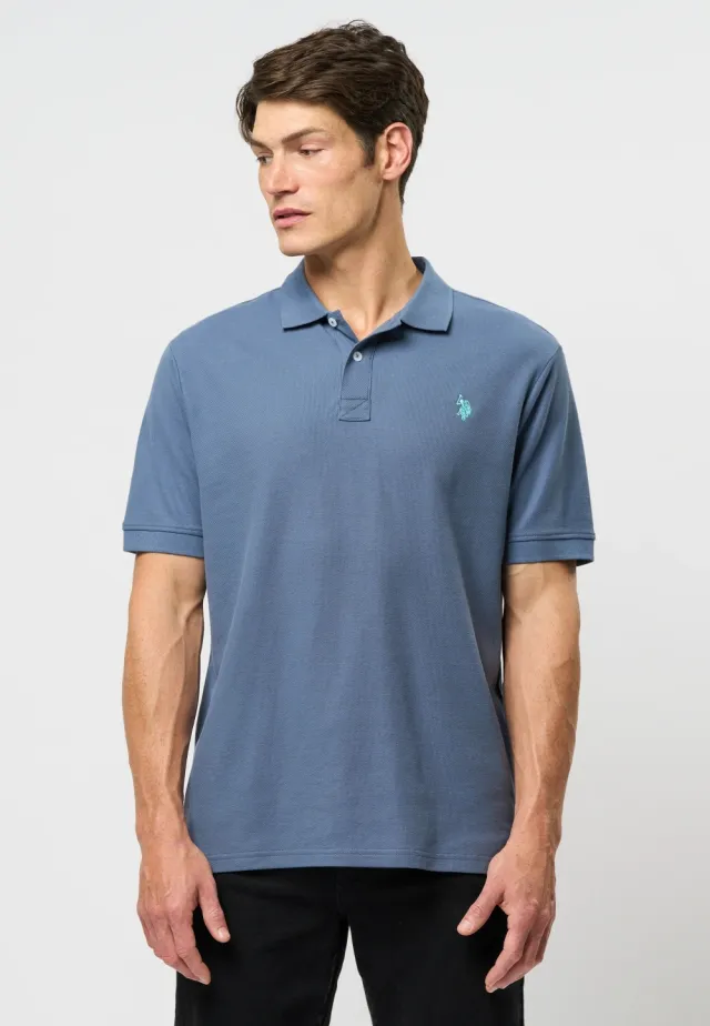 U.S. Polo Alfred Polo Piquetskjorte Herre, China Blue