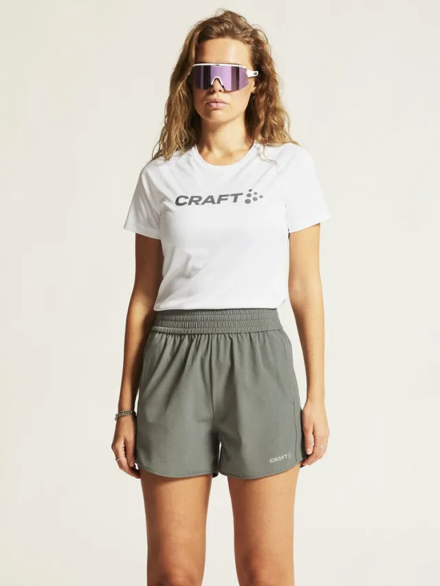 Craft Core Essence Logo Tee Til Dame, Hvit