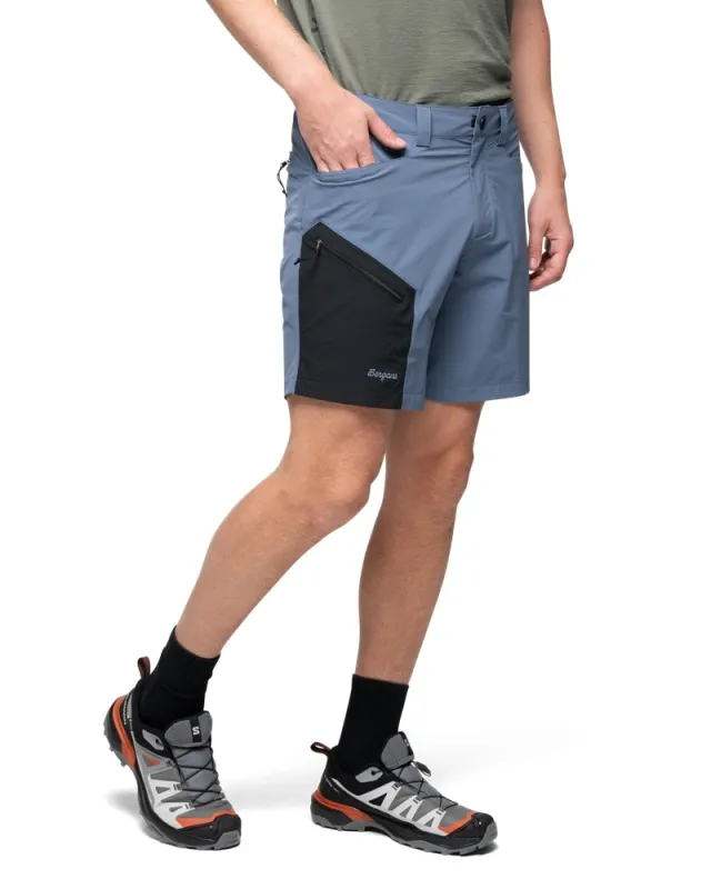 Bergans Vaagaa Light Softshell shorts til herre, Granite Blue/Black
