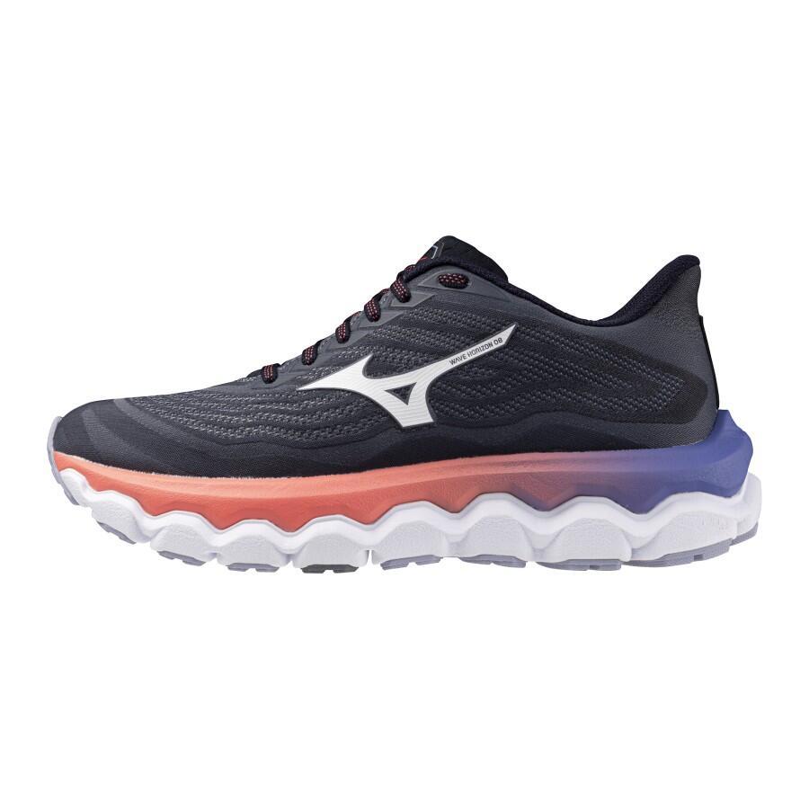 MIZUNO Wave Horizon 8 til Dame, Odyssey Gray/White/Striking Co