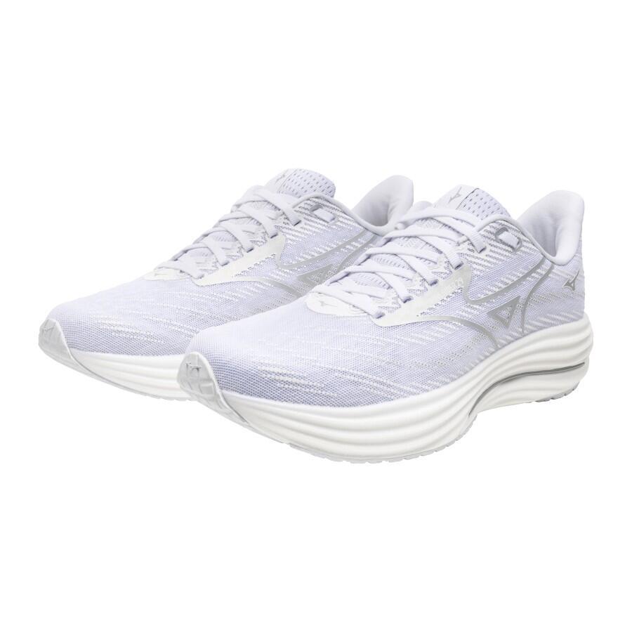 Mizuno Wave Rider 29 Unisex, White/Silver/Harbor Mist