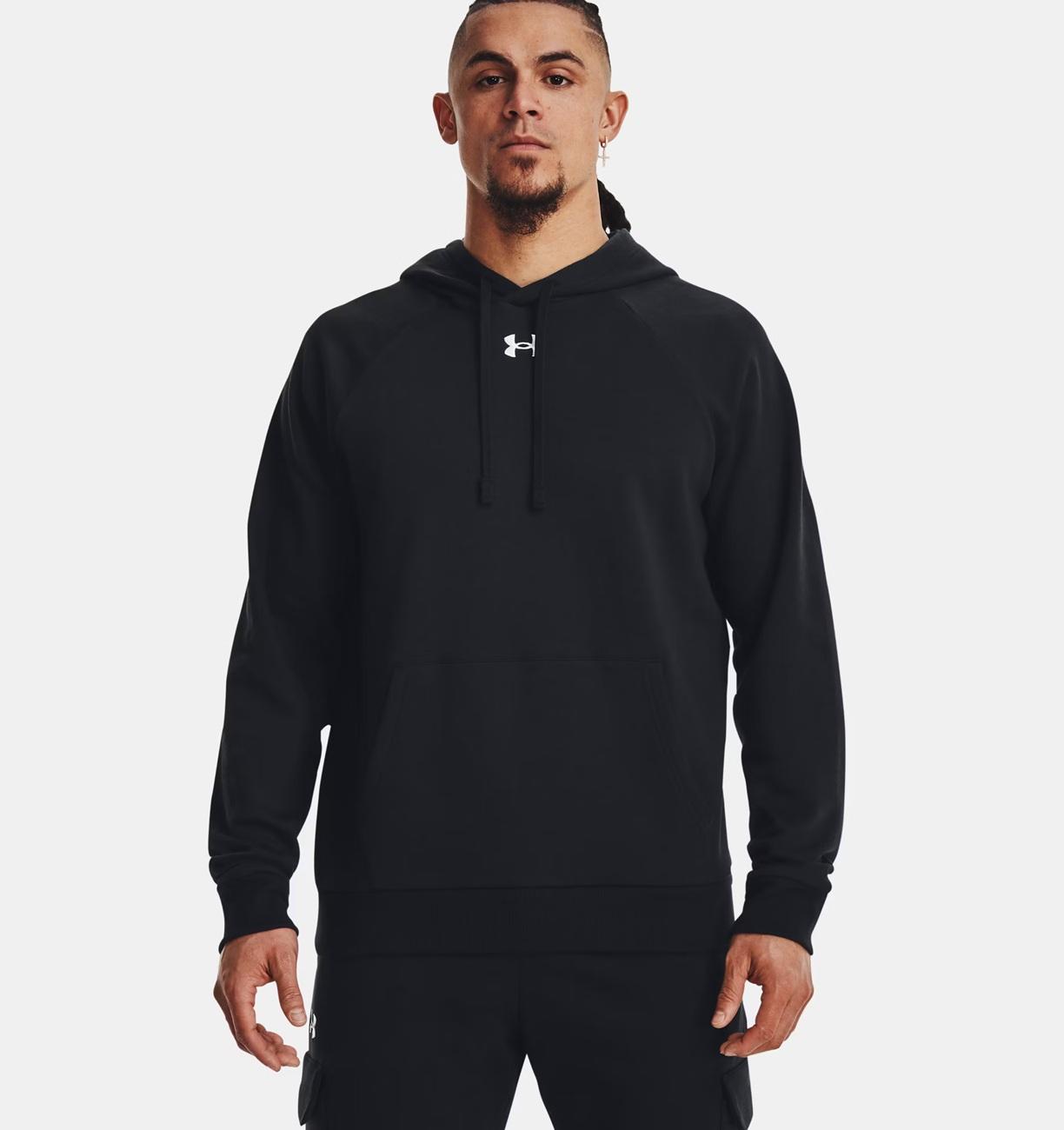 Under Armour UA Rival Fleece Hoodie Til Herre, Sort