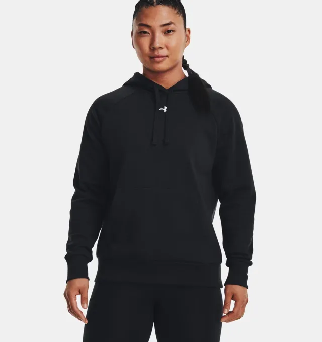 Under Armour UA Rival Fleece Hoodie Til Dame, Sort