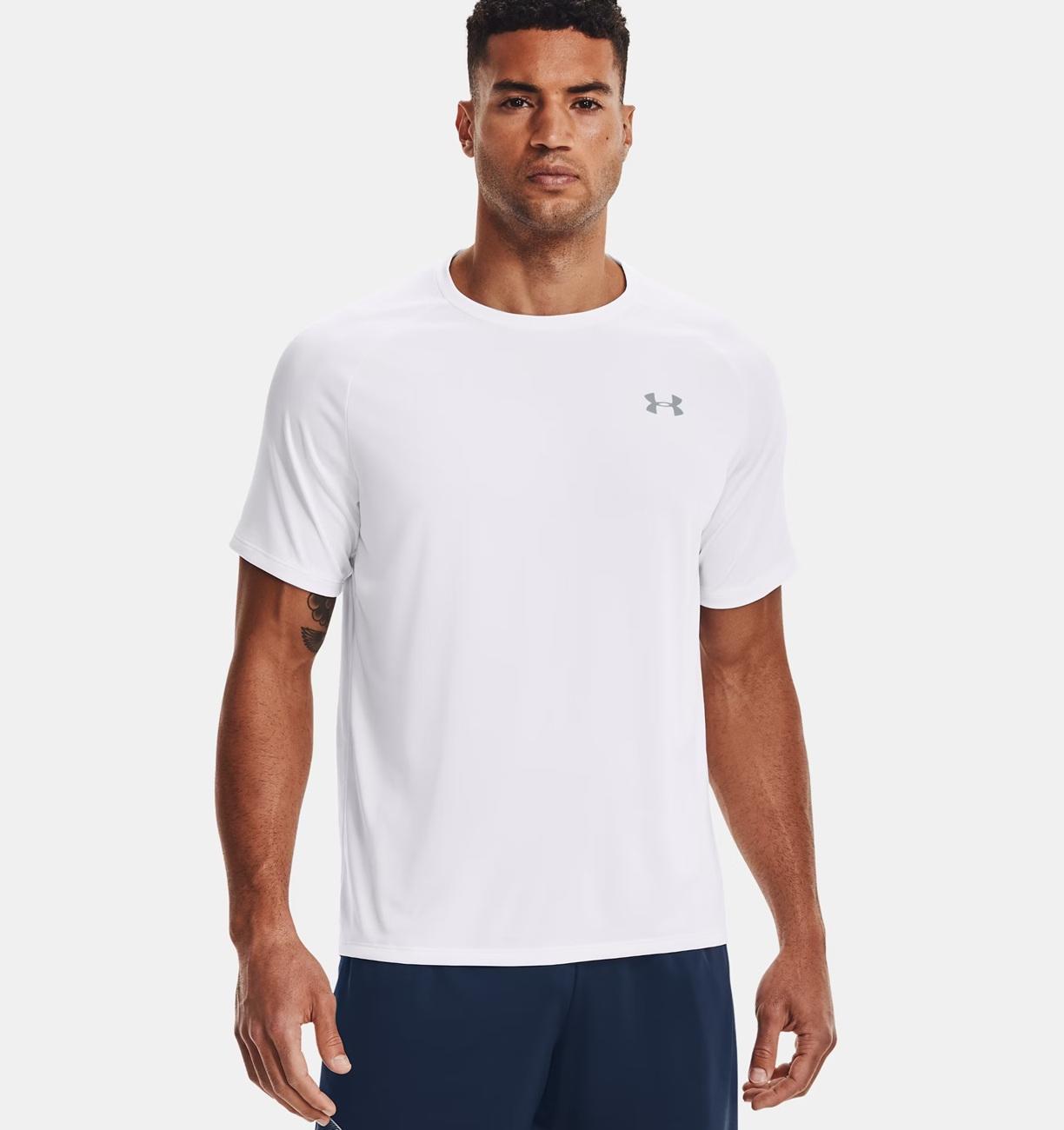Under Armor Tech 2.0 SS Tee T-skjorte for trening Herre, Hvit