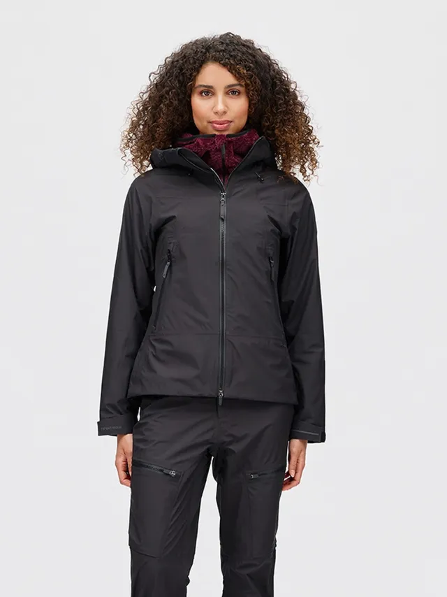 Twentyfour Aurora  3L Skalljakke Til Dame, Sort