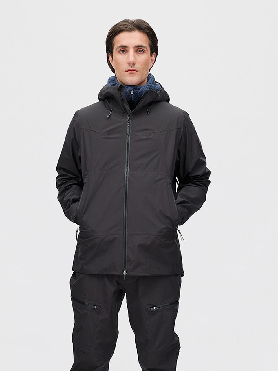 Twentyfour Aurora  3L Skalljakke Til Herre, Sort