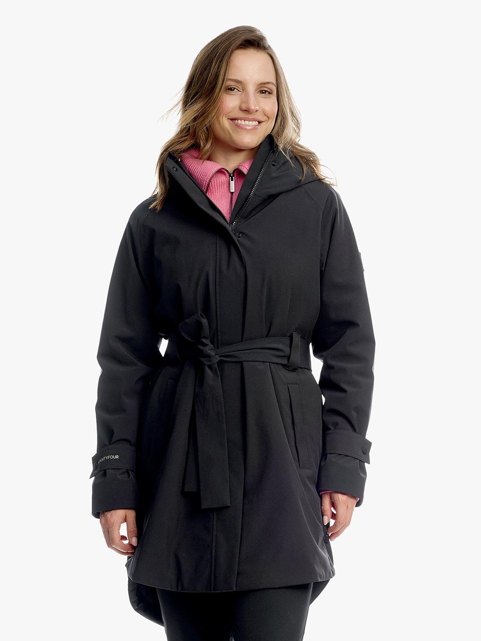 Twentyfour Mode Insulated Cape Til Dame, Sort