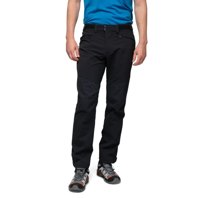 Bergans Rabot Softshell Pants Til Herre, Black/ Dark Shadow Grey