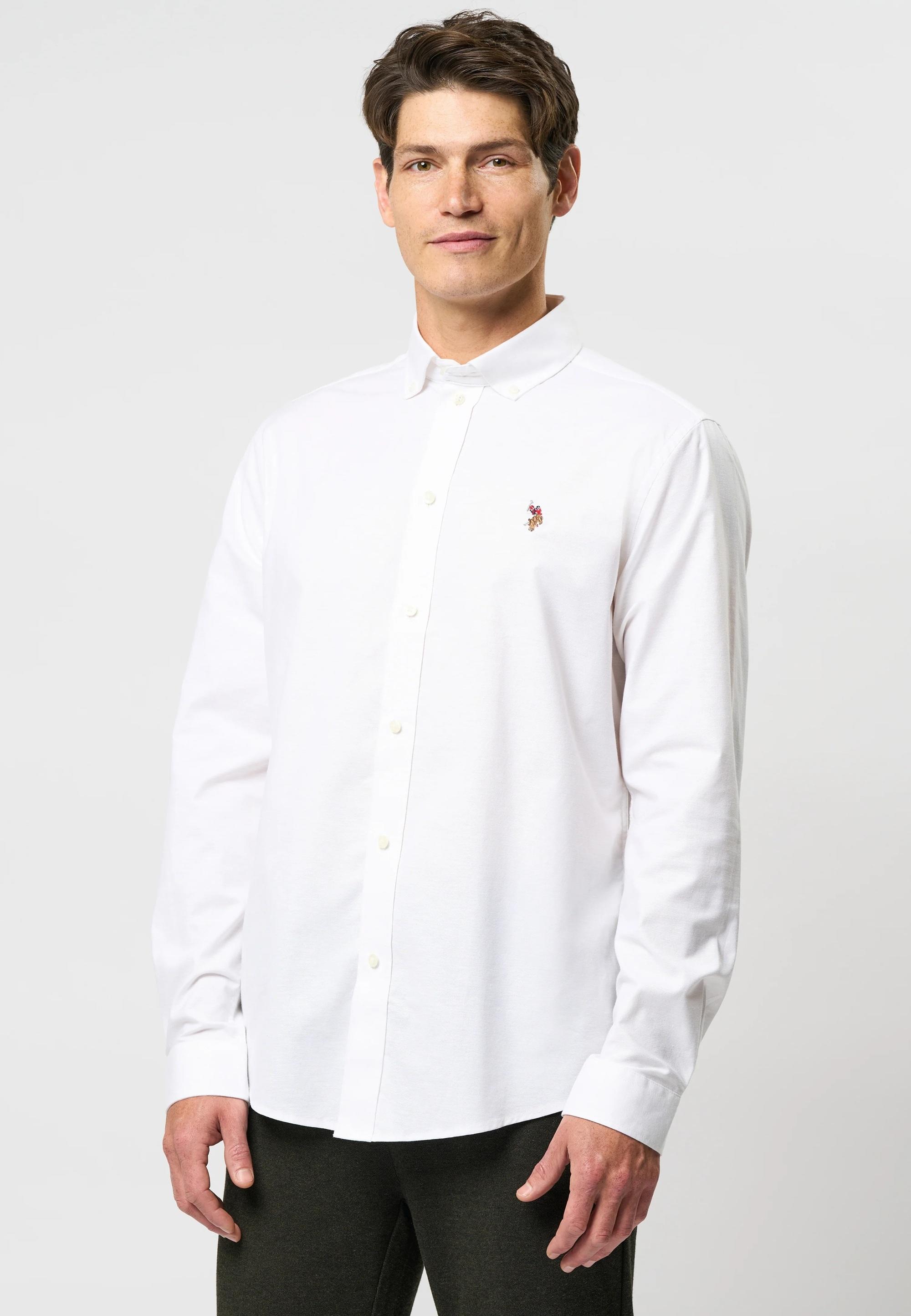 U.S Polo Shirt Flex Calvert Til Herre, Hvit