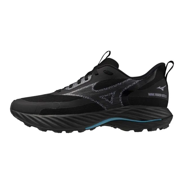 Mizuno Wave Rider GTX 3 Til Herre, Black Sand/Odyssey Gray/CapriB