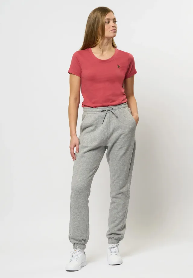 U.S. Polo India Reg Cot Pe Uspa W Swp Til Dame, Grey Melange