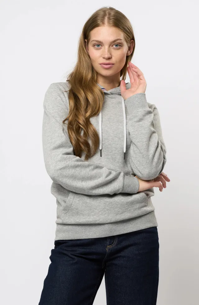 U.S. Polo Aba New Reg Cot Pe Usp W Sweat Til Dame, Grey Melange